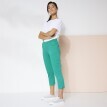 Wygodne spodnie 3/4 z elastyczną talią