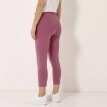 Zestaw 2 jednokolorowych legginsów 3/4 z elastyczną talią