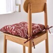 Sada 2 podsedáků na židli s potiskem květin