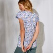 Koszulka z krótkim rękawem z nadrukiem w płatki kwiatów