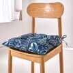 Sada 2 podsedáků na židli s potiskem květin