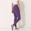 Jednolite kolorowe legginsy sportowe z wysokim stanem