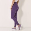 Jednolite kolorowe legginsy sportowe z wysokim stanem