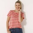Pruhované tričko s krátkymi rukávmi