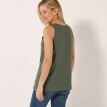 Jednokolorowy top z bawełny organicznej, przyjazny dla środowiska