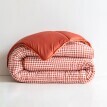 Přikrývka s kostkovaným vichy vzorem, z mikrovlákna 400g/m2