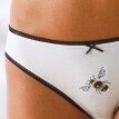 Sada 4 slipových kalhotek se sladěným motivem včel