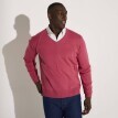 Pulovr s výstřihem do V, 100% akryl