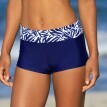 Plavkové boxerky s nastavitelnou výškou pasu a potiskem Zebra