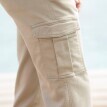 Strečové cargo kalhoty