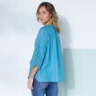 Bluzka Madeira z okrągłym dekoltem z guzikami i rękawami 3/4
