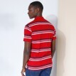 Koszulka polo w paski z krótkim rękawem