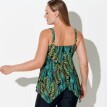Asymetryczny top tankini z nadrukiem Cambuja