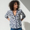 Bluzka z rękawami 3/4 i nadrukiem