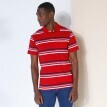 Koszulka polo w paski z krótkim rękawem