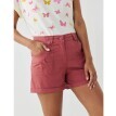 Rozciągliwe szorty z zagięciem