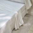 Jednofarebná bavlnená posteľná bielizeň zo zapratej bavlny