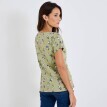 Tričko s krátkymi rukávmi a potlačou kvetín