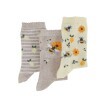Набір з 3 смугастих шкарпеток з бджолиним принтом