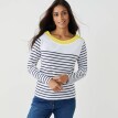 Pruhované tričko s dlhými rukávmi