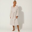 Jednofarebný župan z buklé froté zn. Colombine® s kimono golierom