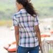 Koszula w kratę z krótkim rękawem