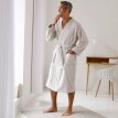 Jednofarebný župan z buklé froté zn. Colombine® s kimono golierom