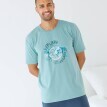 Pyžamové tričko s potlačou a krátkymi rukávmi