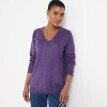 Pulóver s výstrihom do  V
