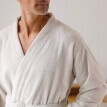 Jednofarebný župan z buklé froté zn. Colombine® s kimono golierom