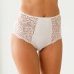 Sada 2 kalhotek maxi s vysokým pasem z krajky a mikrovlákna