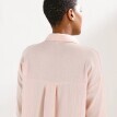 Mušelínová oversize košile s rozparky na knoflíky