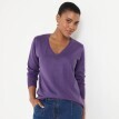 Pulóver s výstrihom do  V