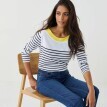 Pruhované tričko s dlhými rukávmi