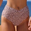Plavkové kalhotky Tahona s vysokým pasem a potiskem