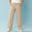 Pantaloni largi din twill pentru siluete delicate