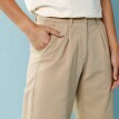 Pantaloni largi din twill pentru siluete delicate