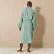 Szlafrok w jednolitym kolorze, wykonany z potrójnej gazy bawełnianej