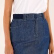 Krátká džínová sukně s kapsami