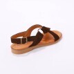 Kožené sandále s prekríženými remienkami
