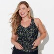Plavkový tankiny top Floresta s potiskem