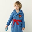 Detský župan super hrdina s kapucňou, froté bavlna 340g/m2