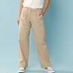 Pantaloni largi din twill pentru siluete delicate