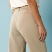 Pantaloni largi din twill pentru siluete delicate