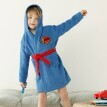 Detský župan super hrdina s kapucňou, froté bavlna 340g/m2