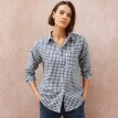 Dlhá košeľa s vichmi kockou