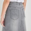 Rozšírená džínsová midi sukňa