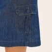 Krátká džínová sukně s kapsami
