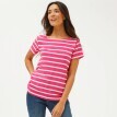 Pruhované tričko s krátkymi rukávmi