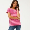 Pruhované tričko s krátkymi rukávmi